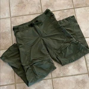 REI convertible cargo hiking pants